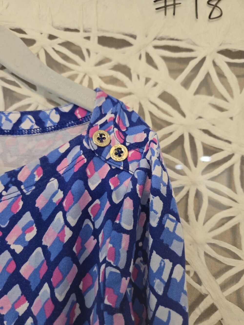 Lilly Pulitzer Mini Sophie Dress Girls Medium – Bright Print, Preppy Summer - Picture 3 of 8